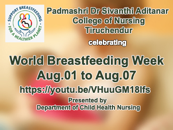 World Breastfeeding Week: Aug.1-Aug.7